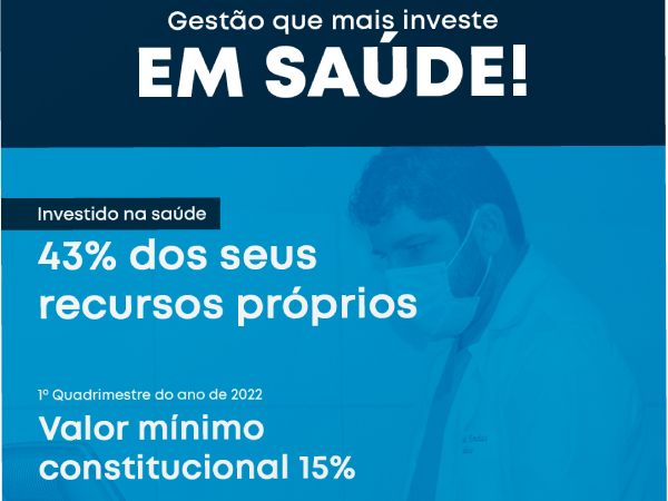 Ipaumirim têm 43% dos seus recursos próprios investido em saúde.